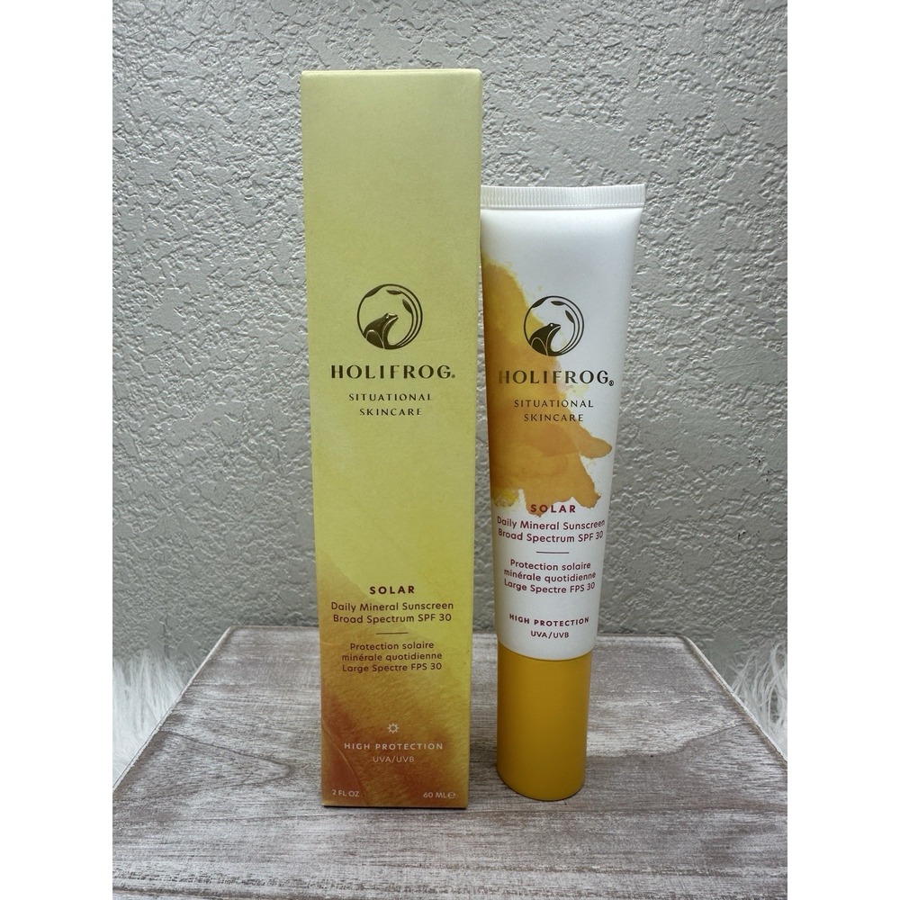 $14 🌙 Holifrog Solar Daily Mineral Sunscreen SPF 30 Full Size‎ exp 4/26 NEW